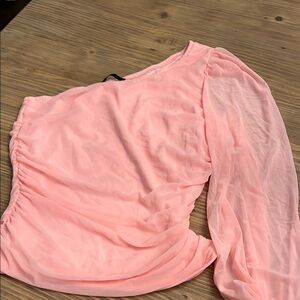 Amazon NWOT Pink One Arm Shirt
